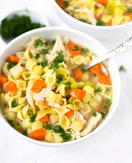 Schnelle Hühnersuppe
