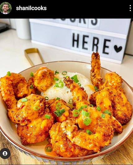 Air Fryer Bang Bang Shrimp