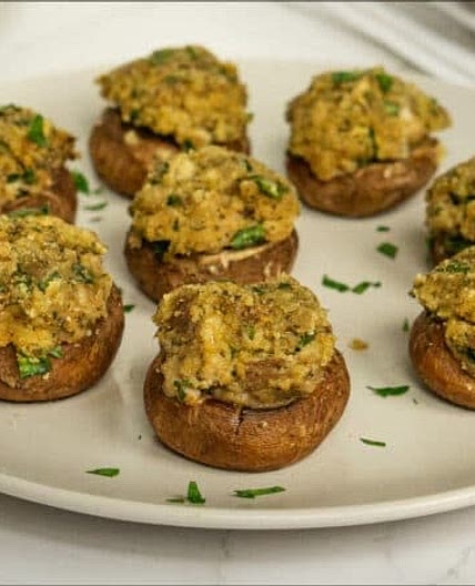 Garlic & Herb Stuffed Mushrooms