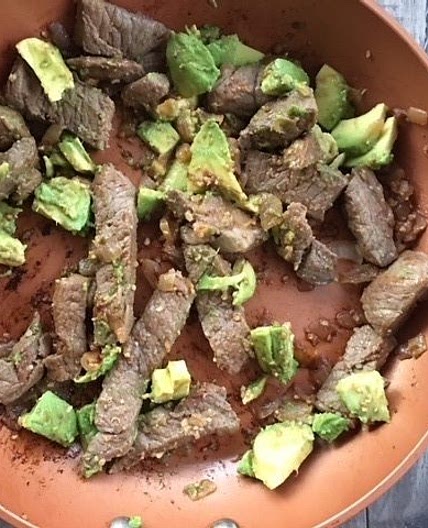 Avocado Beef Stir Fry