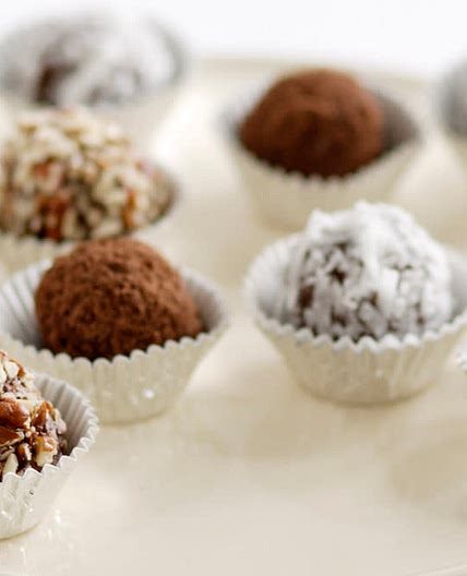 Chocolate-Peanut Butter Snowballs