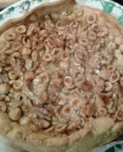 Tarte de miel et noix