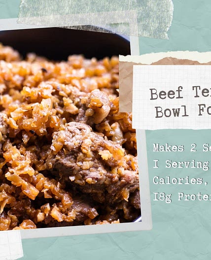 Beef Teriyaki Bowl For Two