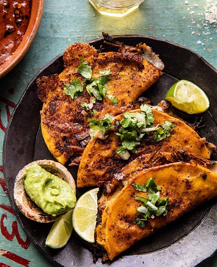 Crispy Braised Chipotle Beef Tacos