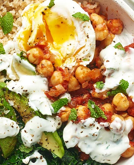 Moroccan-Spiced Chickpea Bowls