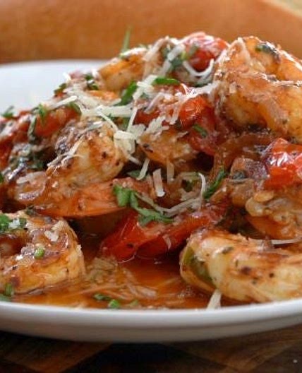 Shrimp Scampi on the Blackstone