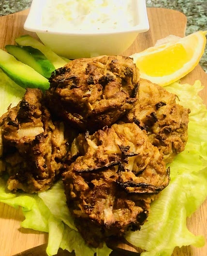 Vegan Onion Bhaji