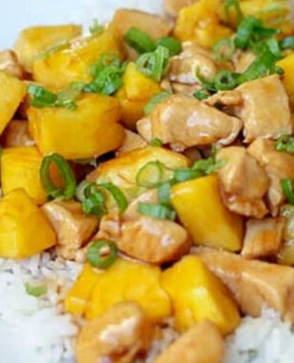 Chicken Teriyaki Pineapple Bowls