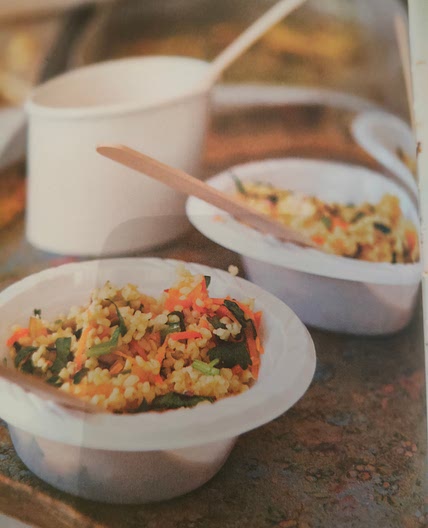 Spinach, Apricot and Bulghur Wheat Salad