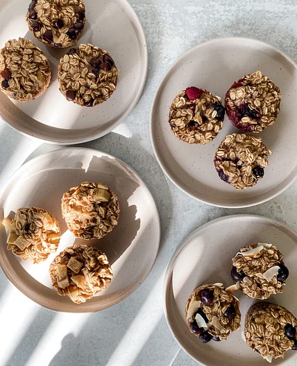 Oatmeal Cups Four Ways