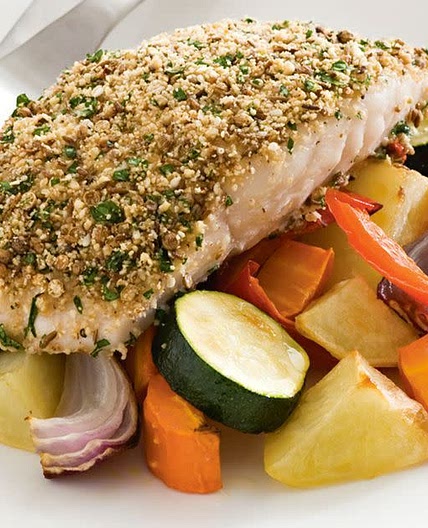Fish and Roasted vegetables