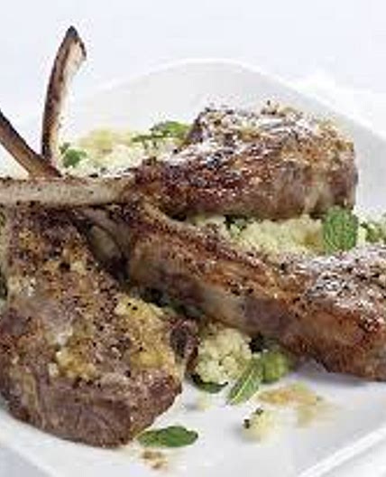 Minted lamb