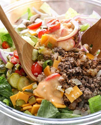 Bacon Cheeseburger Salad