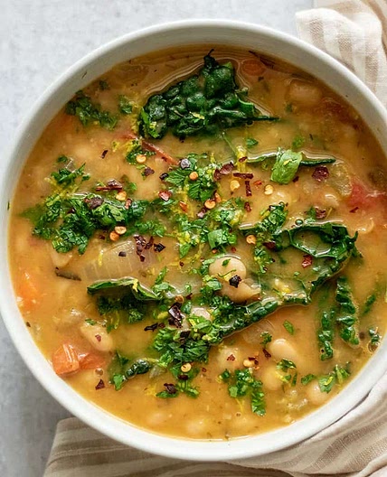 Roasted Tomato and White Bean Soup