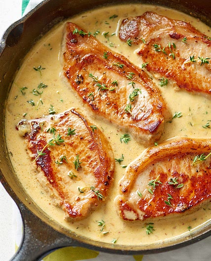 Creamy Mustard Pork