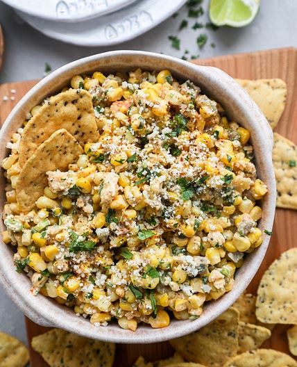Easy Mexican Street Corn Dip
