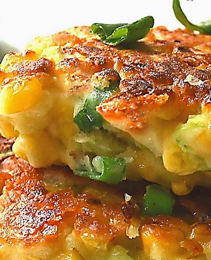 Mexican Corn Cakes with Jalapeno & Lime
