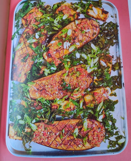 Miso Aubergines with Tofu, Sesame and Chili