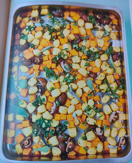 Crispy Gnocchi with Mushrooms, Squash and Sage