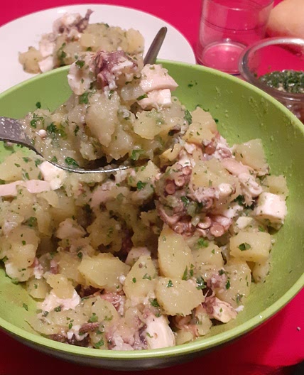 Poulpe aux pommes de terre