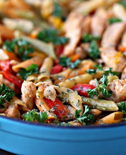 Chicken Vegetable Skillet Pasta