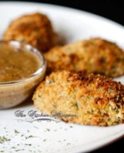 Crispy Baked Chicken Croquettes