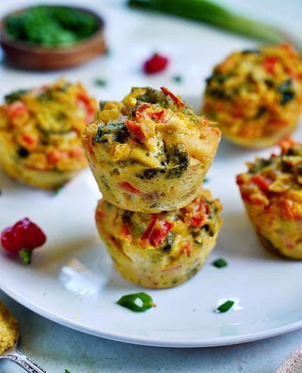 Savory Vegetable Muffins - Take Recipe