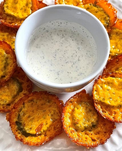 Keto pickle chips