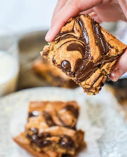 Peanut Butter Swirl Bars