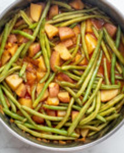 Vegan Southern Green Beans and Potatoes