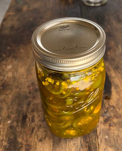 Candied jalapeños