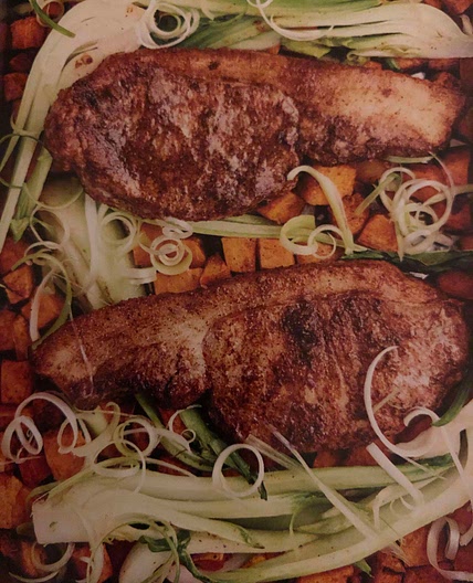 Five-Spice Pork Chops Tray Bake