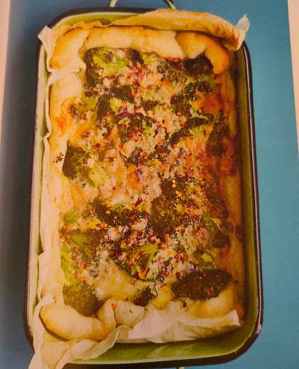 The Most Indulgent Quick Cook Quiche: Broccoli, Blue Cheese, Chili and Walnut