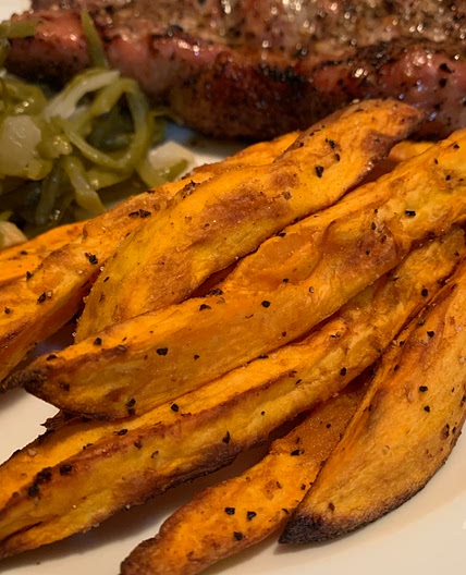 Air-Fried Sweet Potato Fries