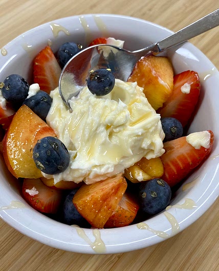 Berries and Philly Cream