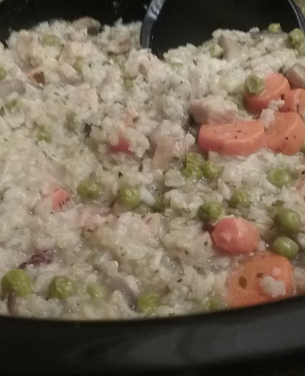 Rice, poultry crockpot meal