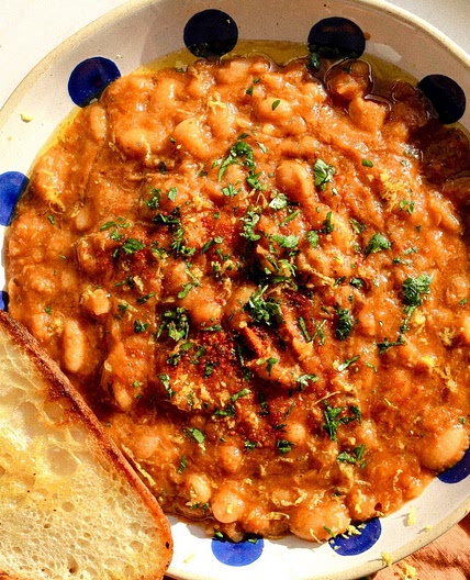 Loubia (Moroccan White Bean Stew) — Lahb Co. Eats