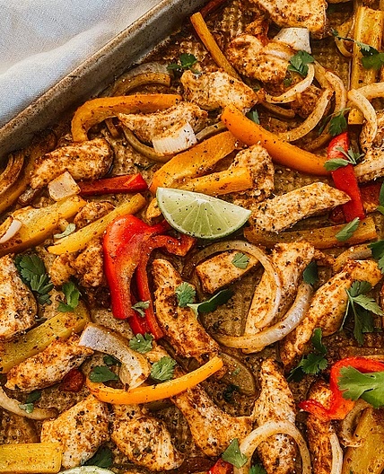 Sheet Pan Chicken Fajitas