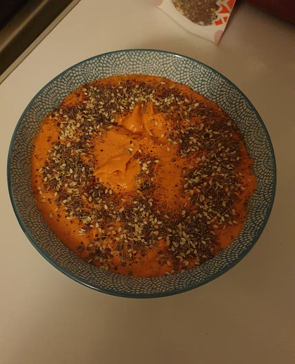 Humus with zatar