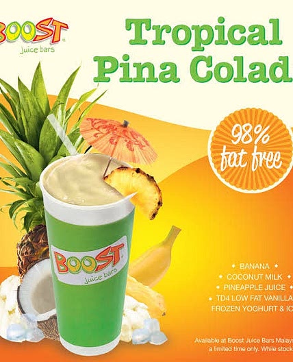 Boost pina colada high protein 306 calories *