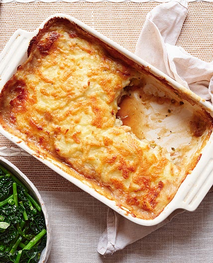 Sausage and mash pie recipe on Second Nature
