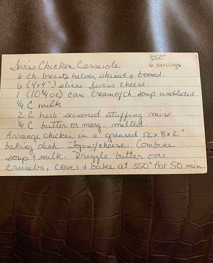 Swiss Chicken Casserole