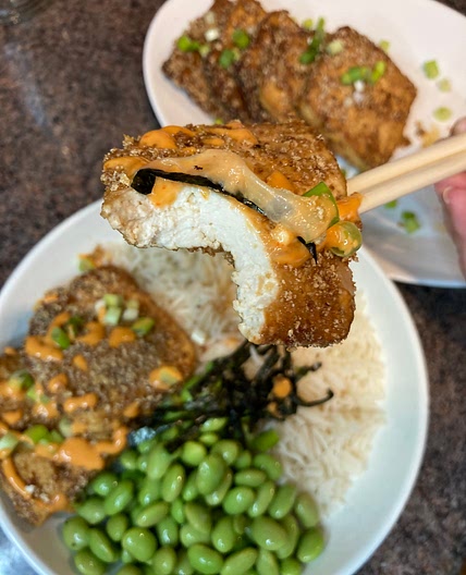 Crisp Crumbed Tofu 