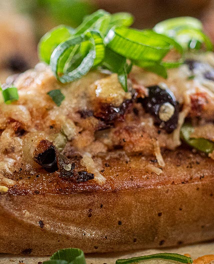 Mediterranean Baked Potatoes - Easy Meals with Video Recipes by Chef Joel Mielle - RECIPE30