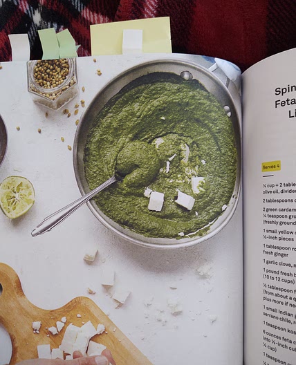 Spinach and Feta Saag Paneer