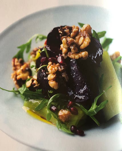 Rote-Bete-Salat mit Walnüssen