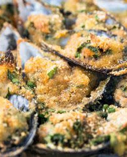 Cozze gratinate al forno