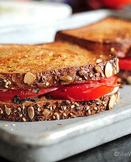 Tomato Basil Sandwich