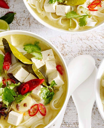 Hot and sour tofu soup