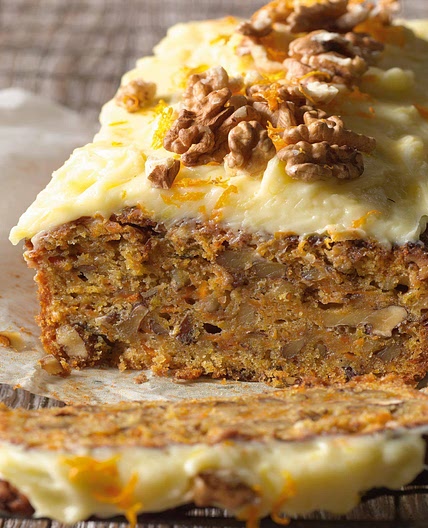 Carrot cake with cream cheese frosting recipe